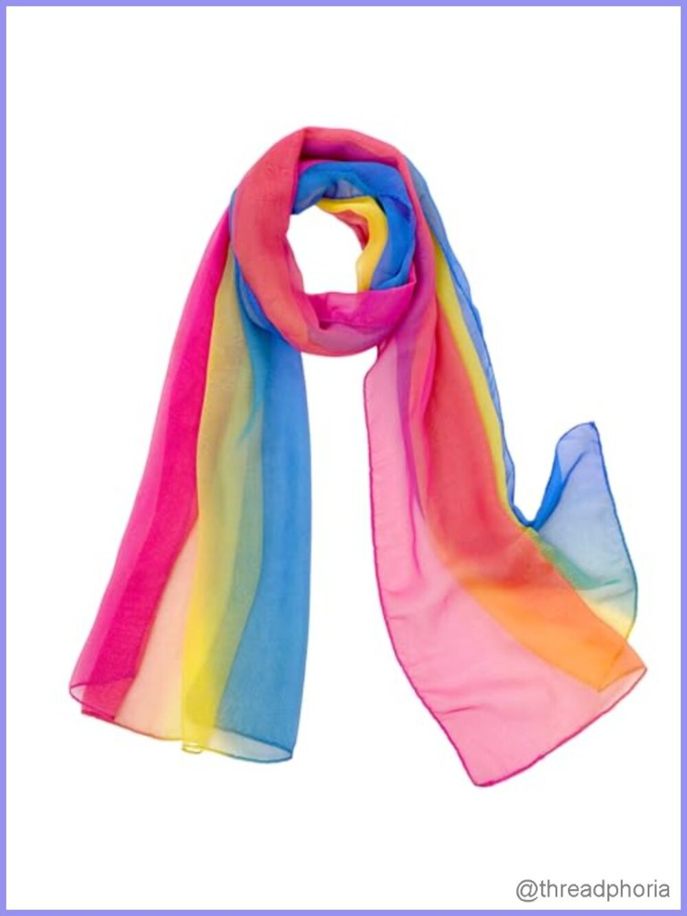 Soft Chiffon Lightweight Sheer Wrap Elegant Shawl Scarf